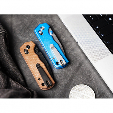 Magnum Rockstub Brown Micarta EDC