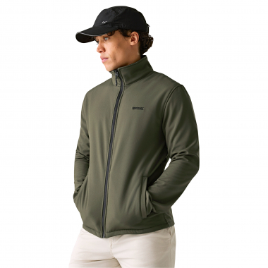 Regatta Cera V windfeste Softshell-Walkingjacke Herren (Dark Khaki)