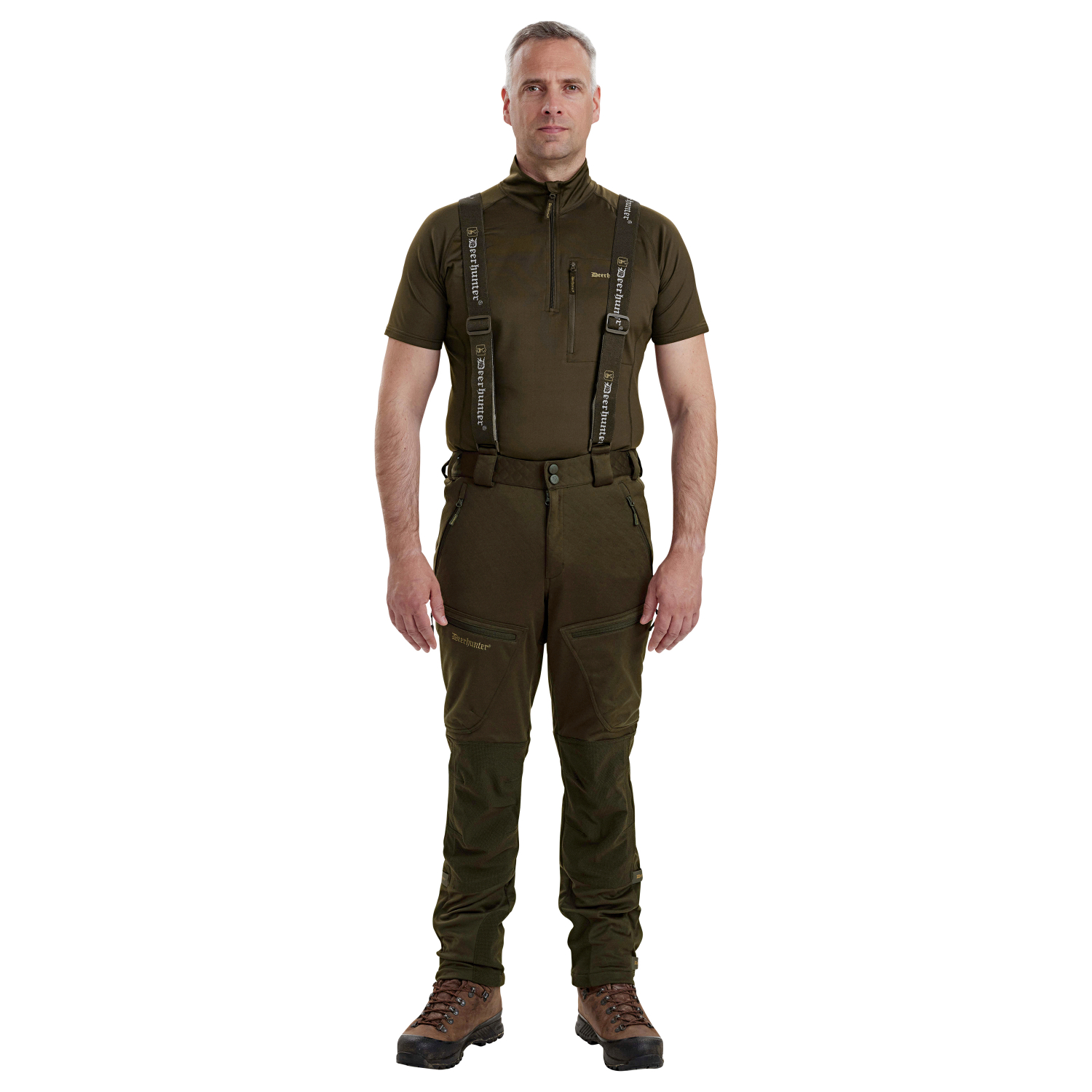 Deerhunter Herren Excape Softshell Hose (oliv) Gr. L 
