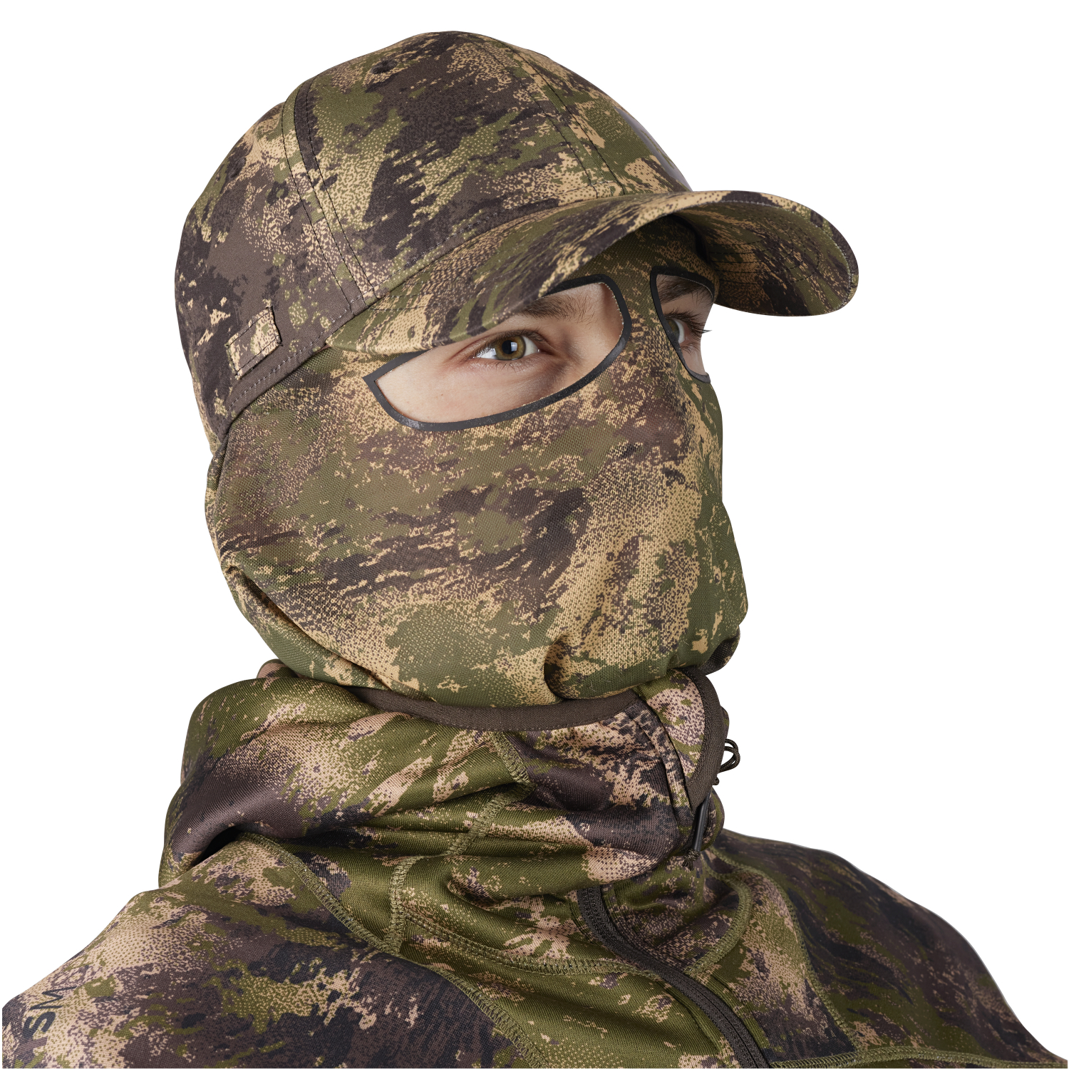 Härkila Unisex Cap mit Mesh Deer Stalker Camo 