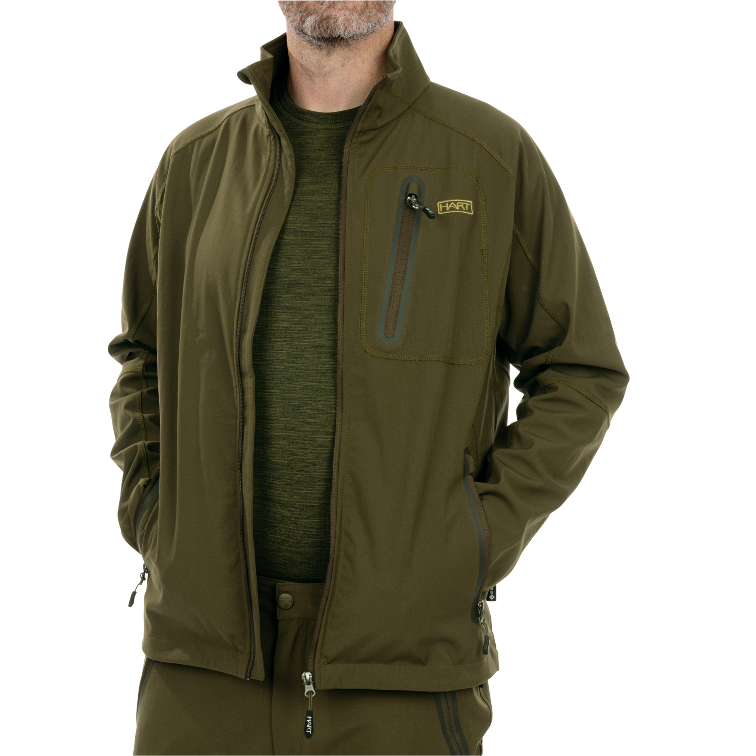 Hart Herren Jacke Ibice-PS (Dark Olive) 
