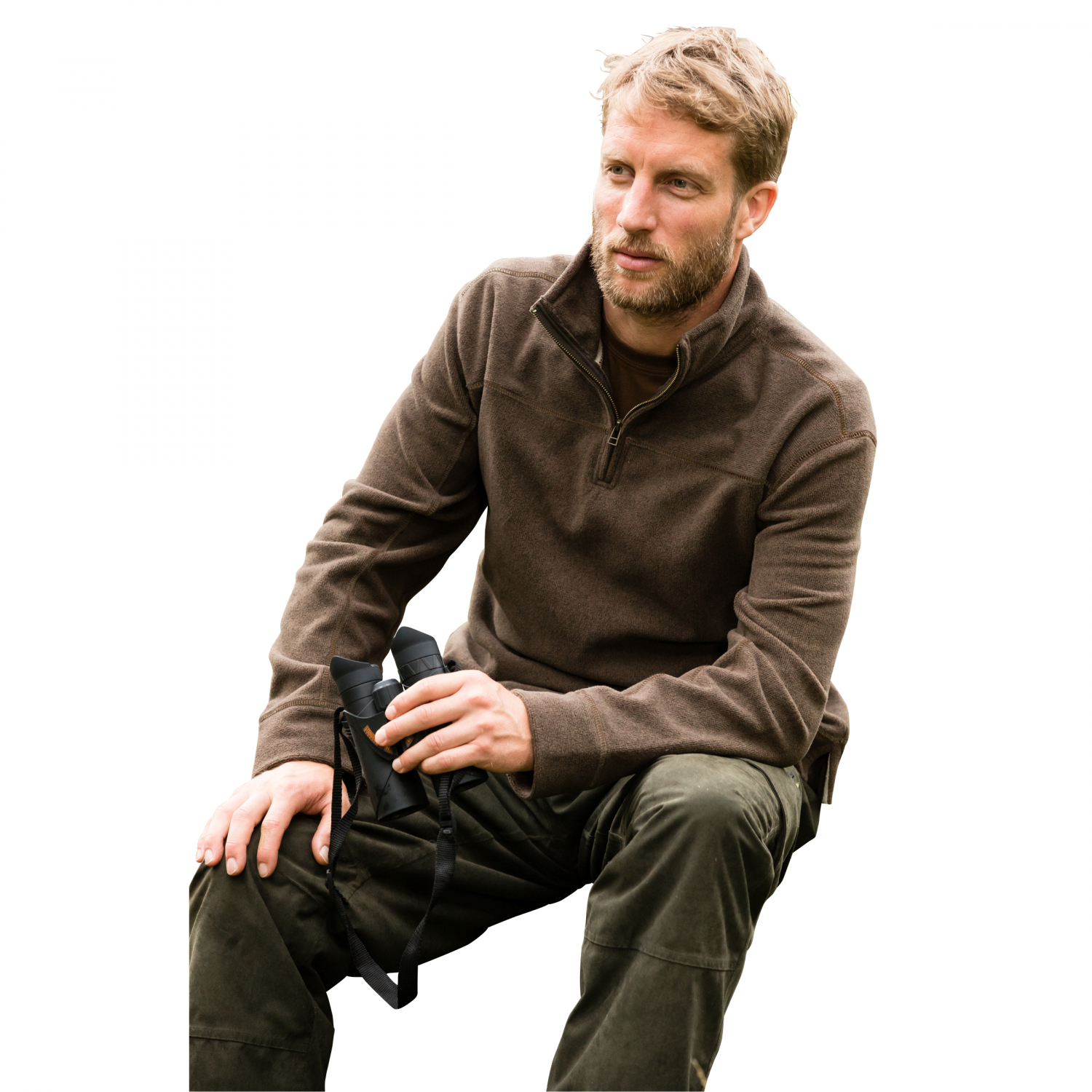 il Lago Prestige Herren Fleece Pullover Hunter 