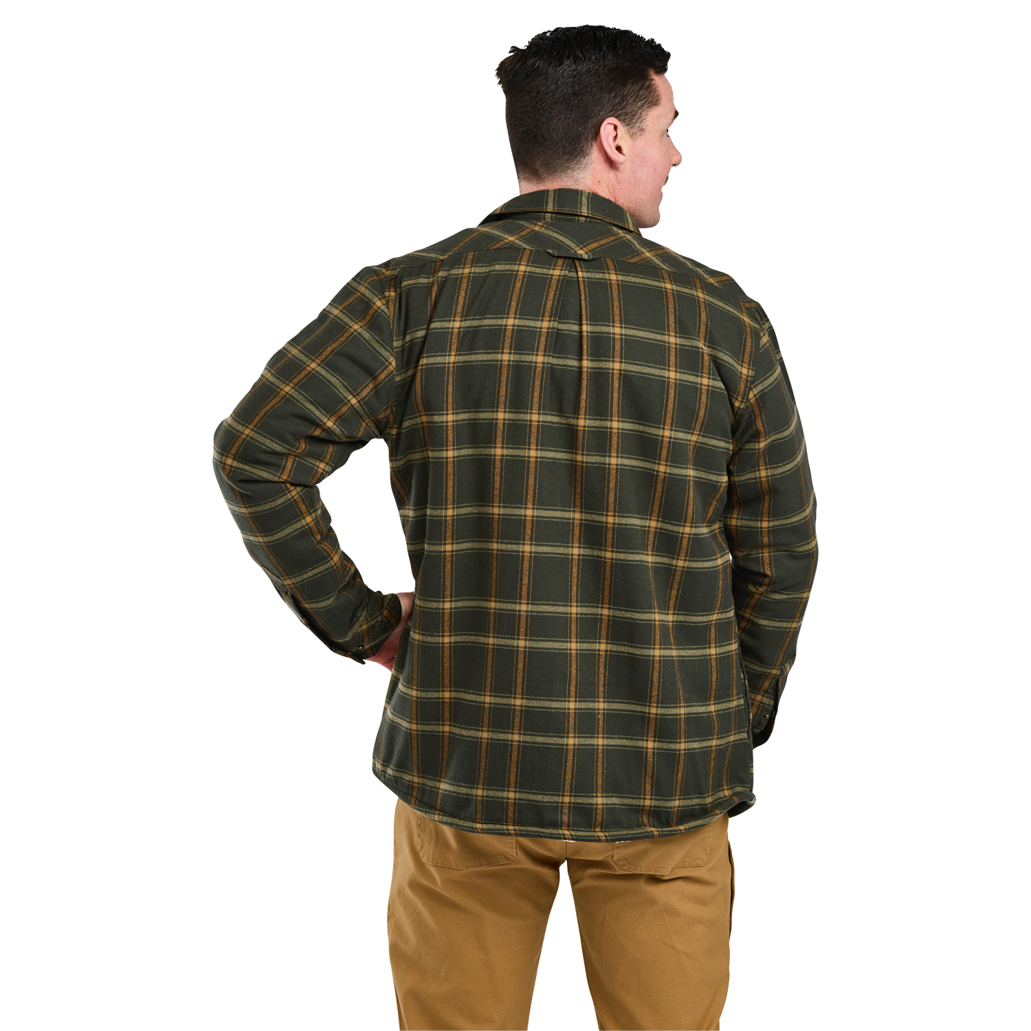 Pinewood Herren Pile Overshirt (Dunkelgrün) 