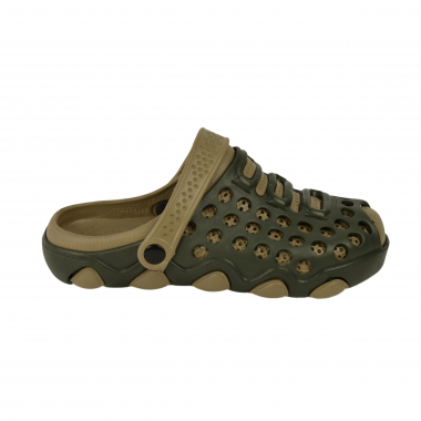 Almwalker EVA Schlappen Wild Summer Unisex (Oliv/Ocker)