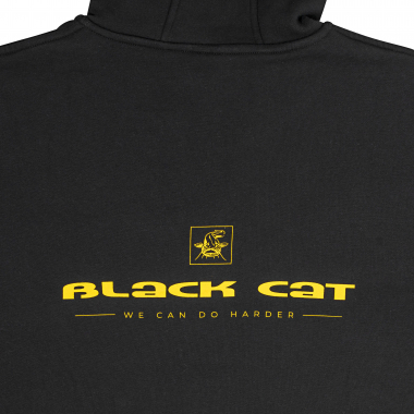 Black Cat Cat Zipper (Black)