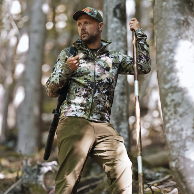 Blaser Alpha Stretch Jacke Herren (HunTec Camouflage)