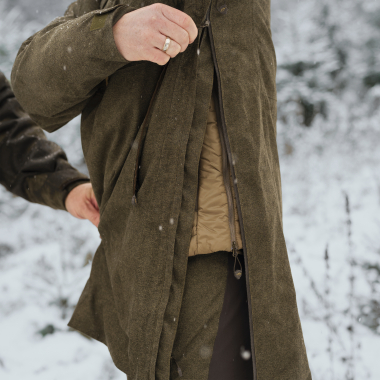 Blaser Laurent Smock Vintage Herren (Olive Mélange/Schwarz)