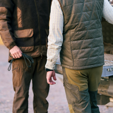 Blaser Vintage Whizz Softshell Hose Olive Melange/schwarz