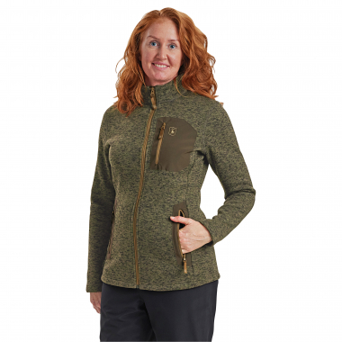 Deerhunter Damen Strickjacke Lady Sarek (Olive Night Melange)