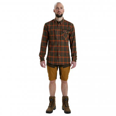 Deerhunter Herren Ethan Hemd Herren (Orange Check)