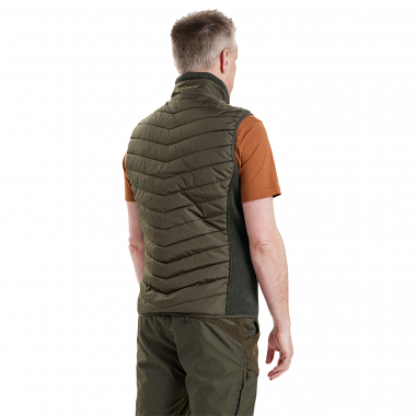 Deerhunter Moor wattierte Weste Herren, mit Strick (Timber)