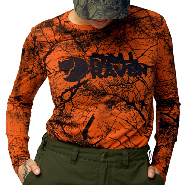 Fjäll Räven Damen Langarm Shirt Värmland Wool (Orange Multi Camo)
