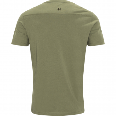 Jagdshirt für Herren im 2er-Pack in Braun Grün und Orange Shirt für Jäger in zwei verschiedenen Farben mit Logo Aufdruck Härkila Logo T-Shirt 2er-Set