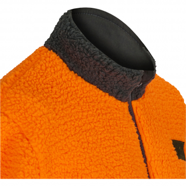 Il Lago Faserpelzjacke Forst Active Herren (Orange/Grau)