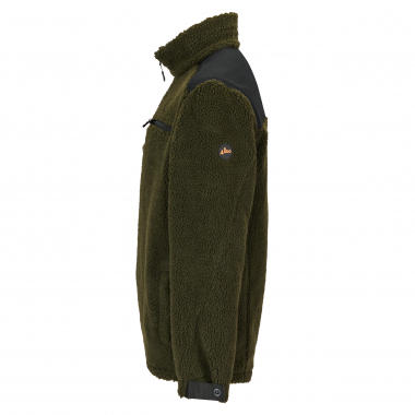 Il Lago Faserpelzpullover Bergfjord Herren (Dunkel Oliv)