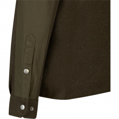 Il Lago Lodenhemd Forest Core Herren (Oliv/Braun)