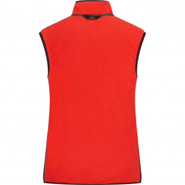 il Lago Prestige Teddyfleece-Weste Herren (Braun/Rot)