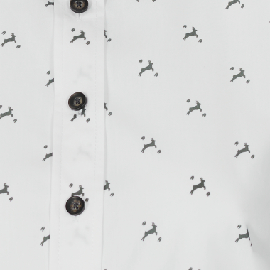 il Lago Sie Bluse Hirschlein Damen (Weiß)