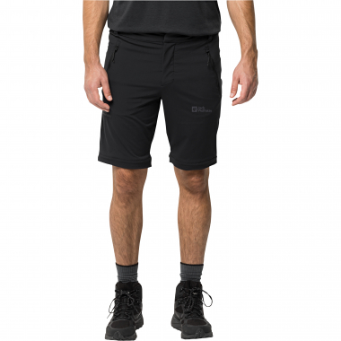 Jack Wolfskin Glastal Zip Off Pants M Herren (Black)