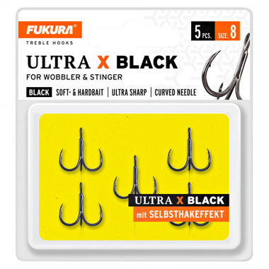 Lieblingsköder Fukura Ultra X Drillinge (black)