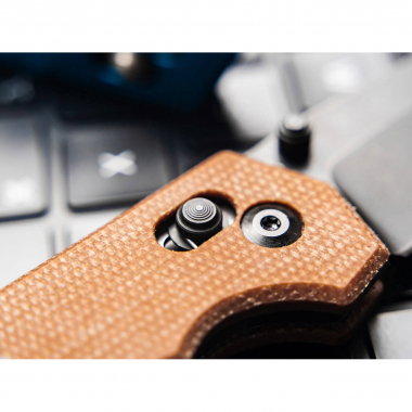 Magnum Rockstub Brown Micarta EDC