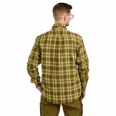 Pinewood Herren Flanell Hemd Härjedalen (Oliv)