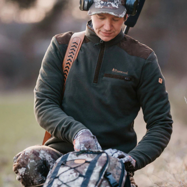 Pinewood Herren Småland Hunters Half Zip Fleecepullover