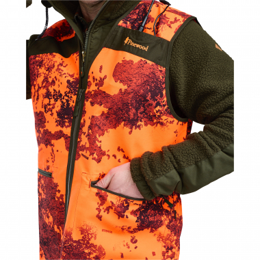 Pinewood Unisex Hunters Camou Weste (Strata Blaze)