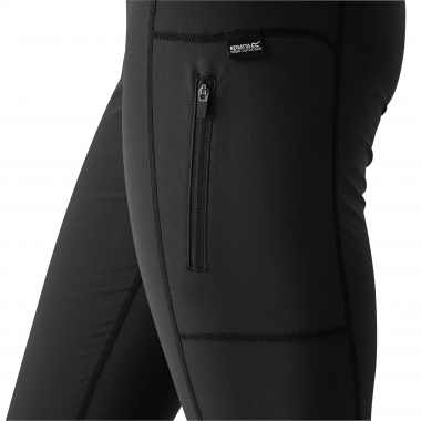 Regatta Damen Monira Wanderleggings Freizeithose (Schwarz)