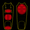 il Lago Red Level Ansitzsack Feuerland (beheizt) 