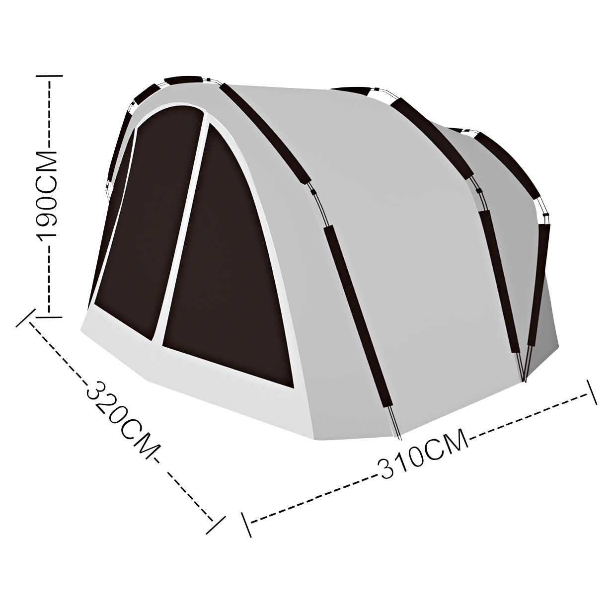 Anaconda 2-Mann-Zelt Cusky Dome 190 