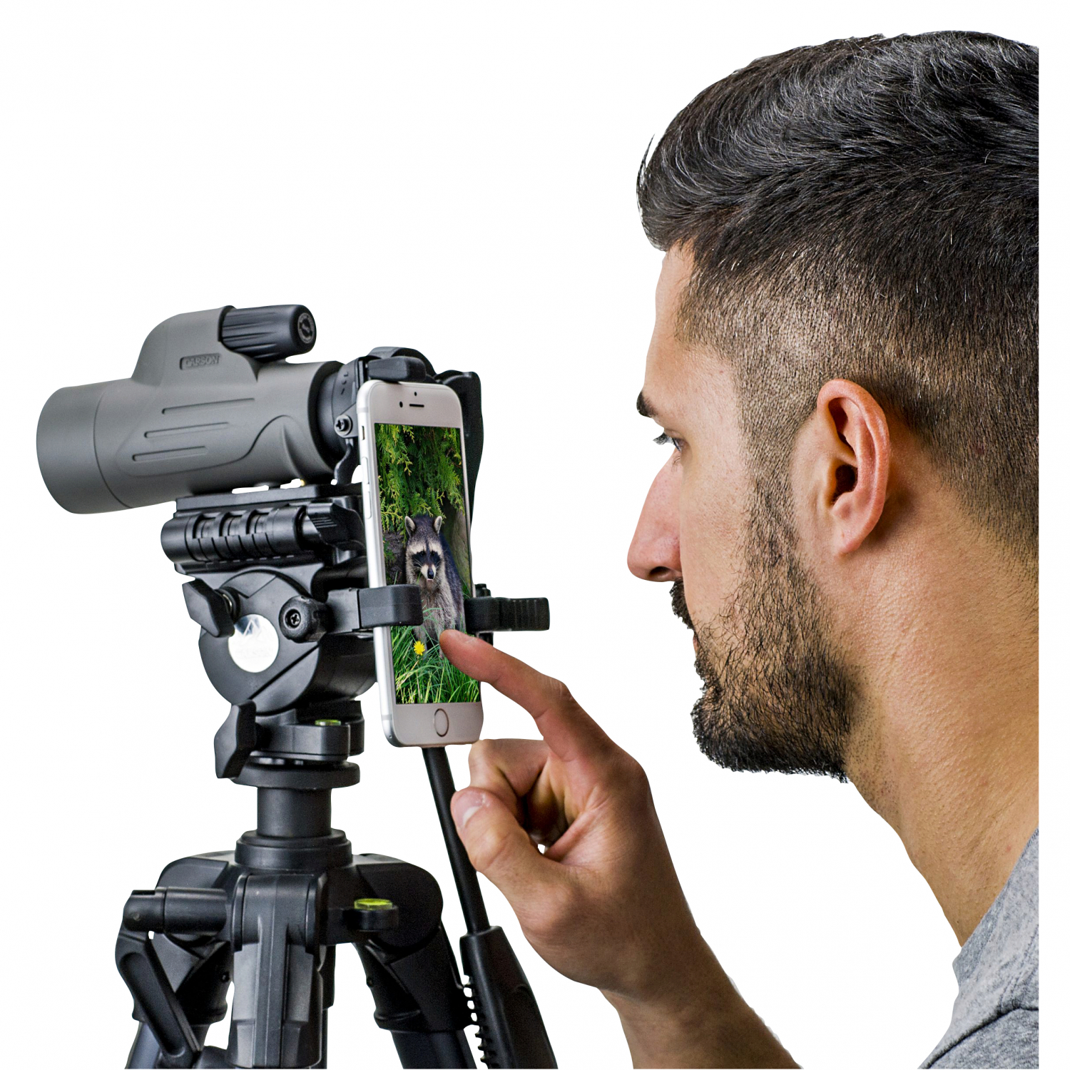 Carson MonoPix™ Monokular/Smartphone-Adapter 