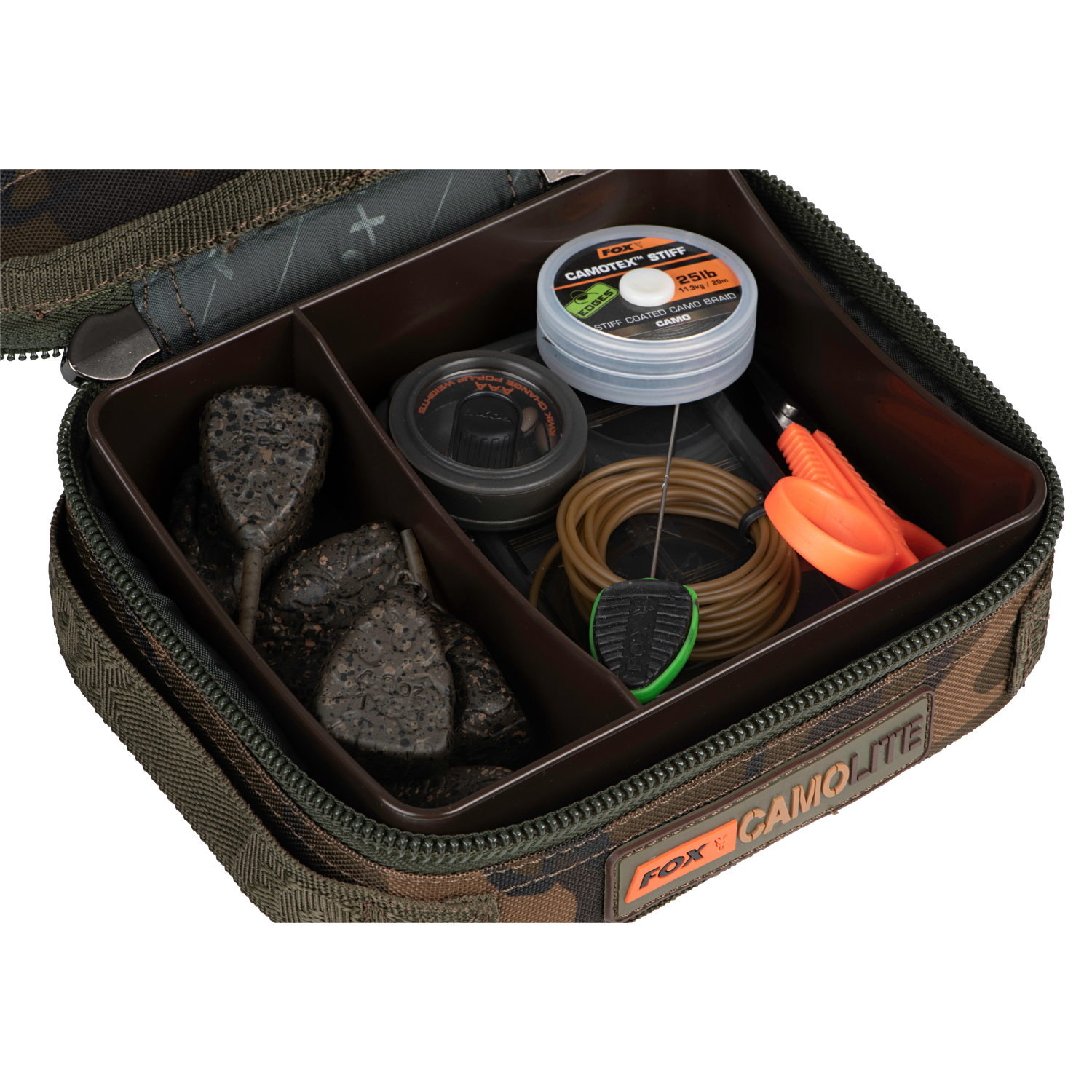 Fox Carp Zubehörtasche Camolite™ Compact Rigid Lead & Bits Bag 