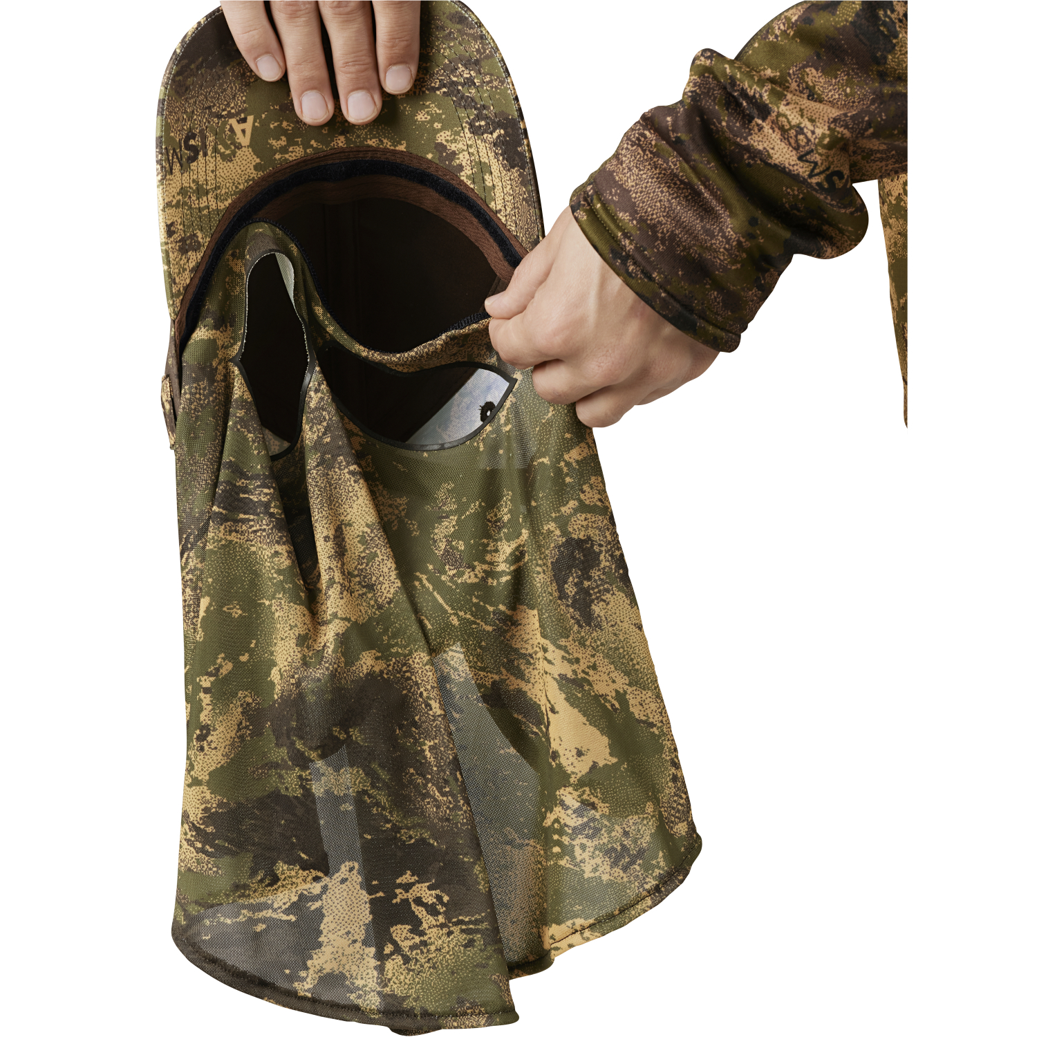 Härkila Unisex Cap mit Mesh Deer Stalker Camo 