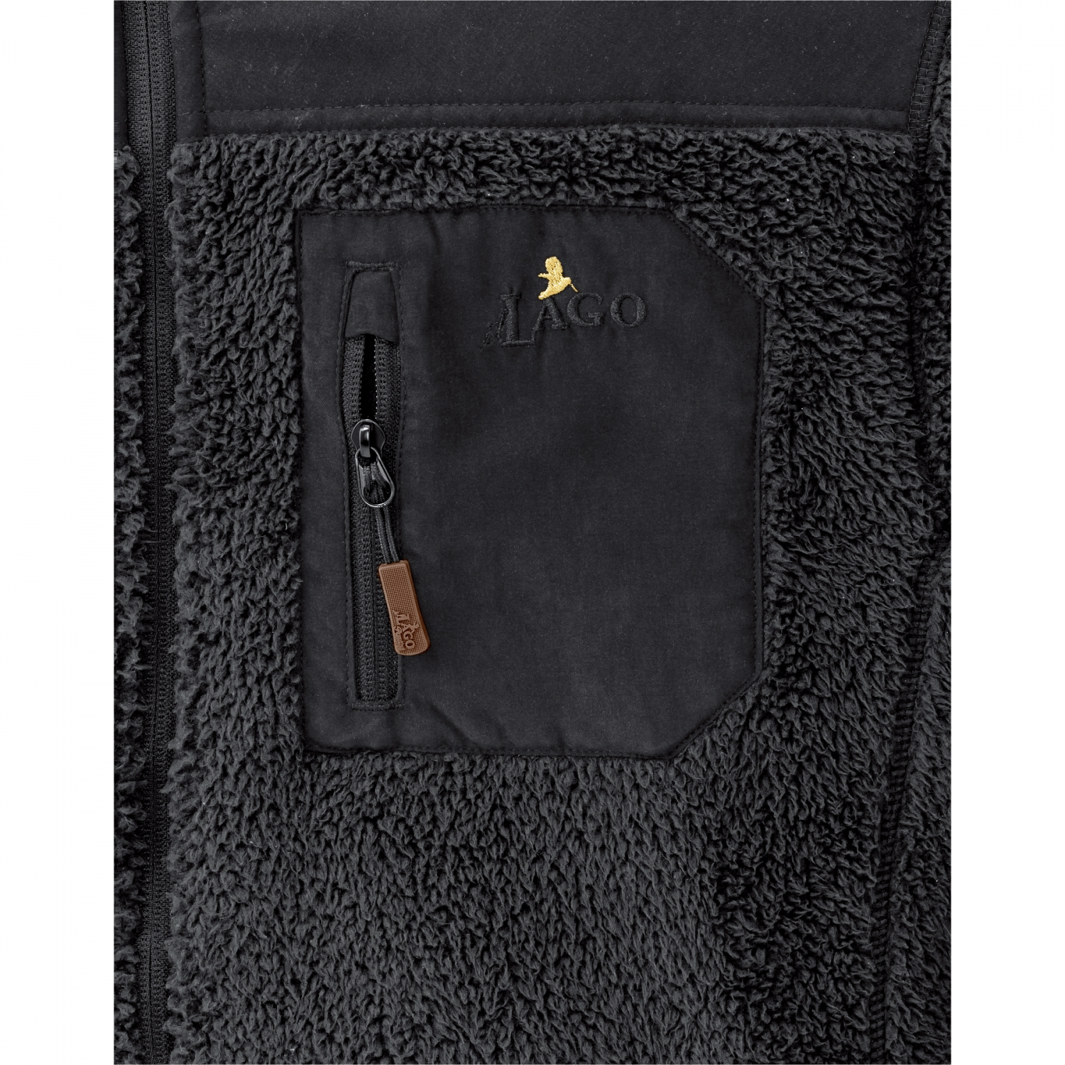 il Lago Prestige Herren Fleecejacke Avalanche Pro (schwarz) 