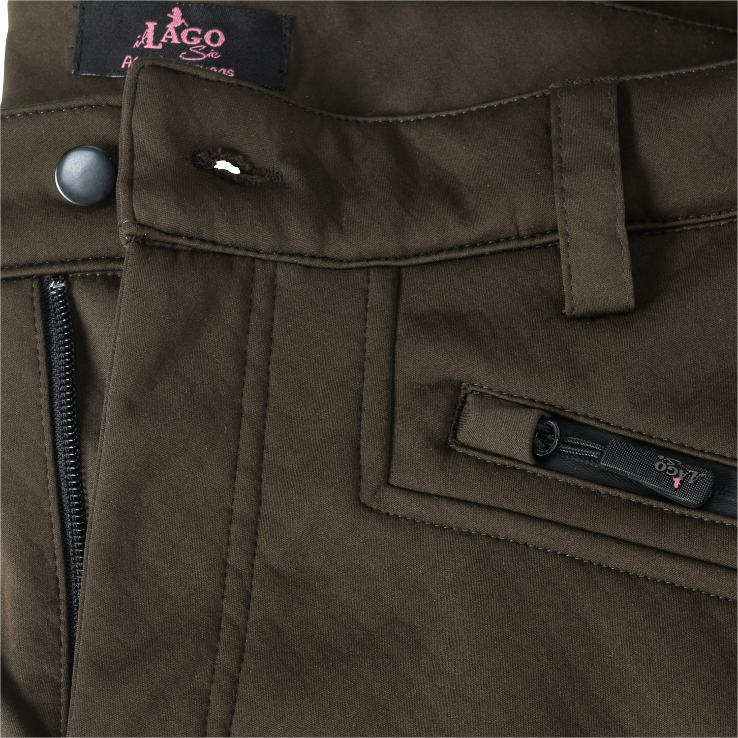 il Lago Sie Damen Funktionshose Shawk, oliv 