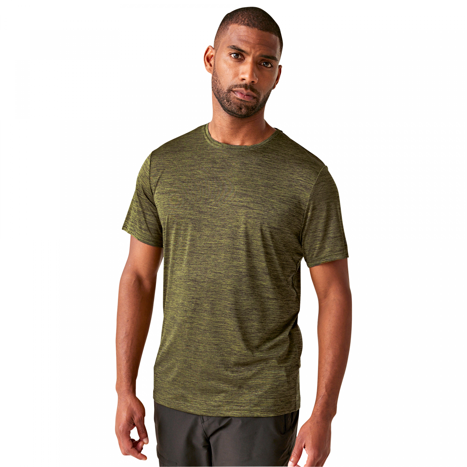 Regatta Herren Fingal Edition Marl Herren T-Shirt (grün) Gr. 2XL 