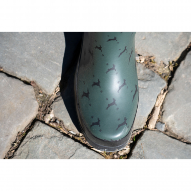 Almwalker Damen Gummistiefel Hirschlein Damen (Oliv)
