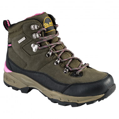 Almwalker Outdoorboots Ventura Pro Damen (Oliv/Schwarz/Rosa)