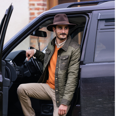 Blaser Ron Isolations Shacket Steppjacke Herren (Dunkel Oliv)