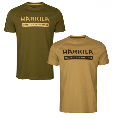 Härkila Herren T-Shirt Härkila Logo (2er Pack)