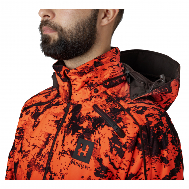 Härkila Wildboar Pro Camo Hws Outdoorjacke Herren (AXIS MSP®Orange Blaze)