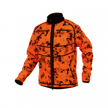 Hart Rhon-S Softshell Herren (Camo Pixel Forest/Hi-visibility PPE Blaze)
