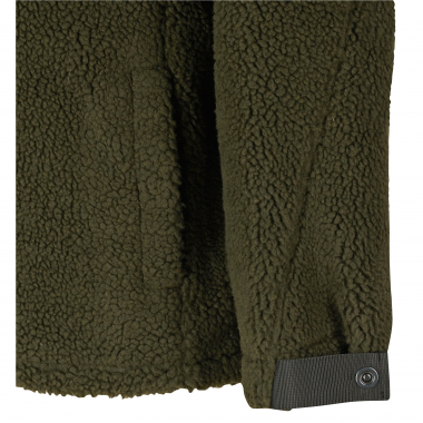 Il Lago Faserpelzpullover Bergfjord Herren (Dunkel Oliv)