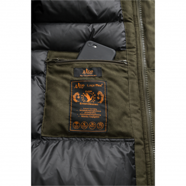 il Lago Prestige Daunen Ansitzjacke Passion Pro Herren (Oliv)