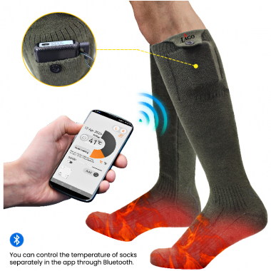 il Lago Red Level Unisex Heizsocken Flex Pro X