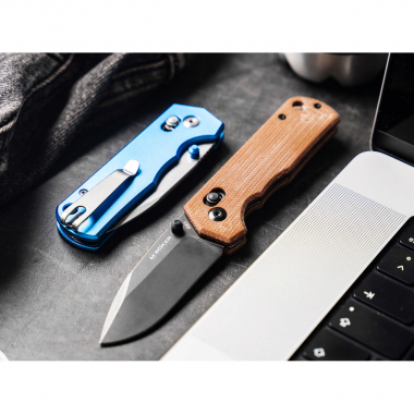 Magnum Rockstub Brown Micarta EDC