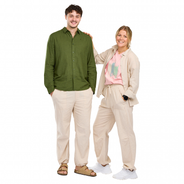 Pinewood Värnamo InsectSafe Hemp Mix L/S Shirt Herren (Pine Green)