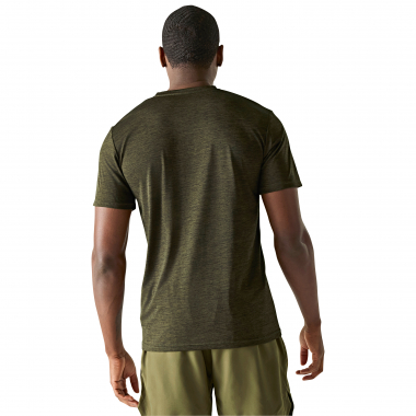 Regatta Fingal T-Shirt mit Graphic-Print Herren (Dark Khaki Marl)