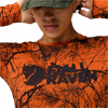 Fjäll Räven Damen Langarm Shirt Värmland Wool (Orange Multi Camo) 
